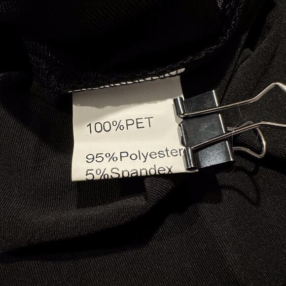 NWT Kancy Kole Womens Tank Top Sequin Sleeveless Mixed Media Black Small KV - Picture 3 of 5